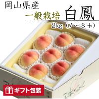【ギフト包装】白鳳　2kg　7～8玉【7/15まで注文受付中】【数量限定販売】